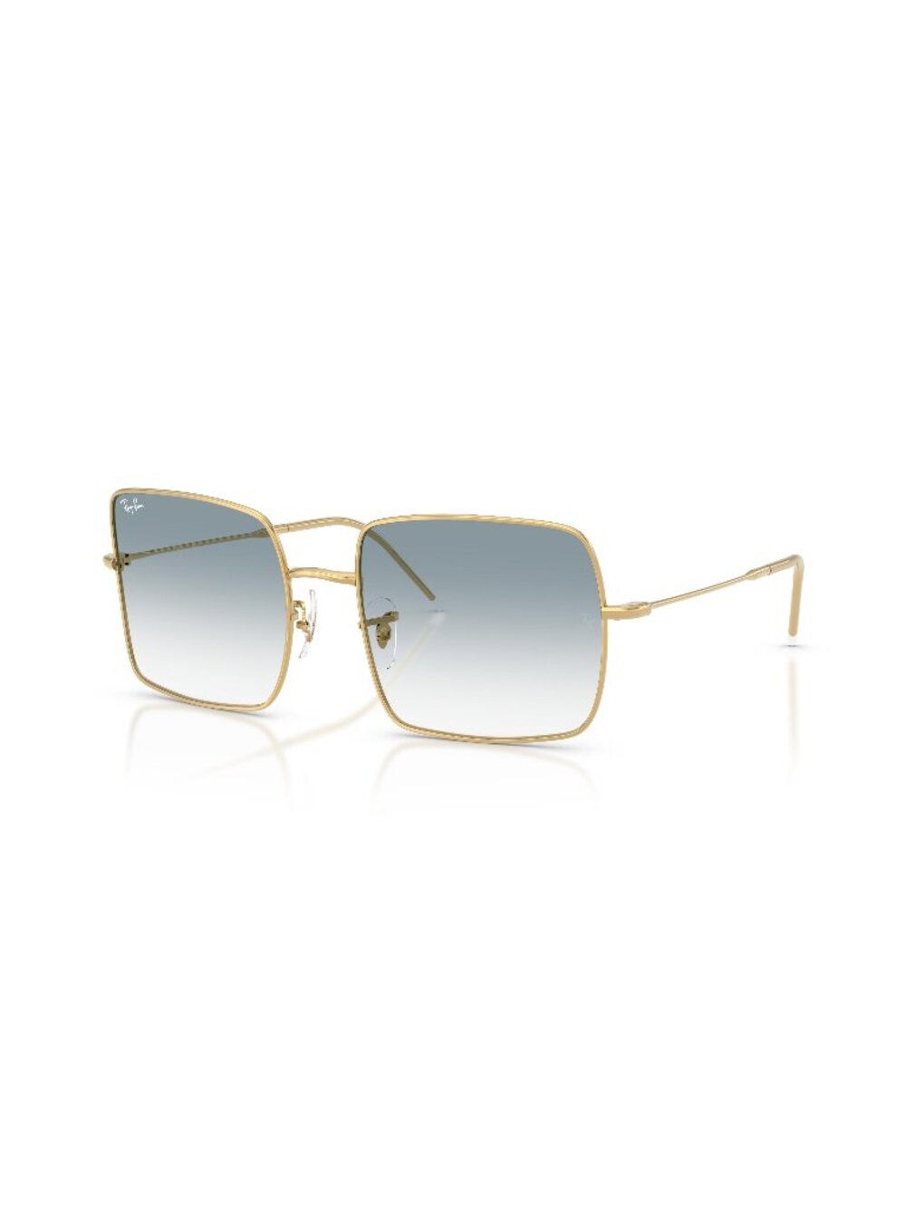 New Ray-Ban Women's Sunglasses Gold Blue Lens Metal Frame Ray Ban RBR0104S 001